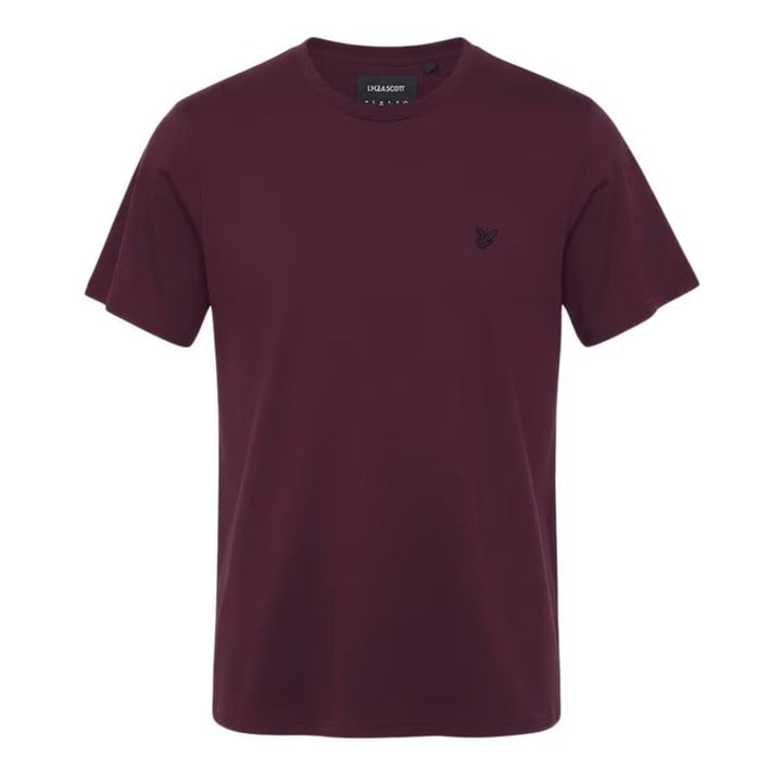Lyle &amp; Scott TS2255TONT t-shirt k/m bordeaux – heren