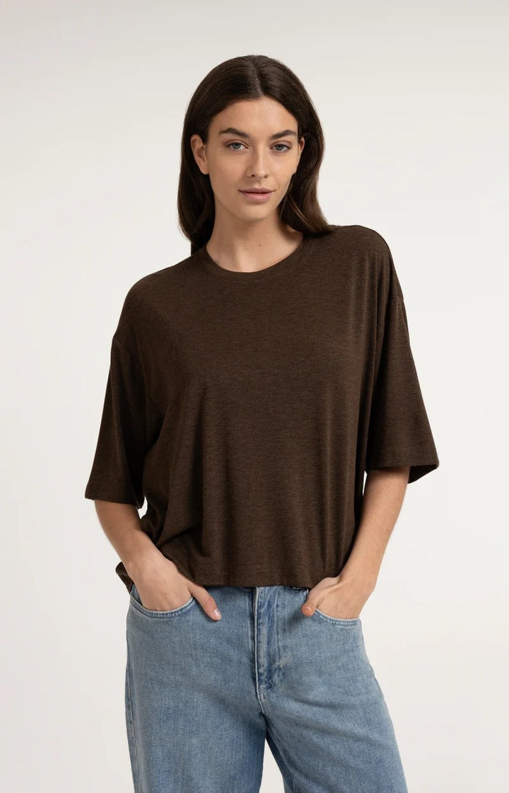 YAYA Women 01-709391-607 t-shirt k/m antraciet