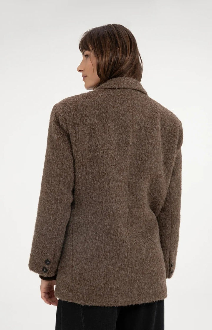 YAYA Women 01-511054-610 blazer dames bruin melee