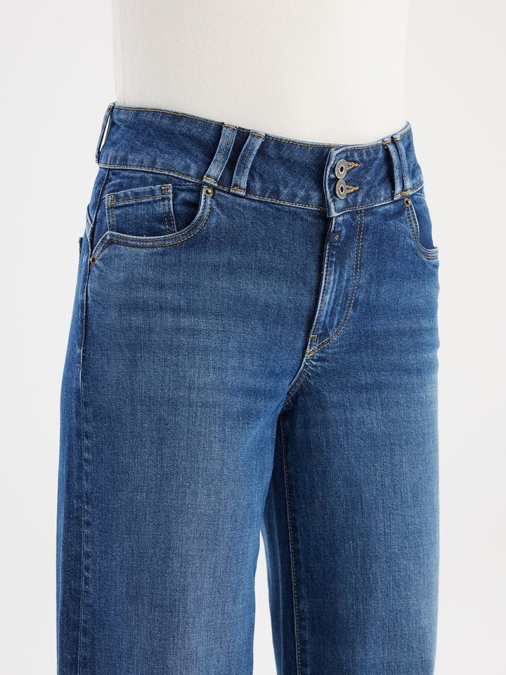 COJ Carlotta jeans regular-straight fit dames blue denim - L32