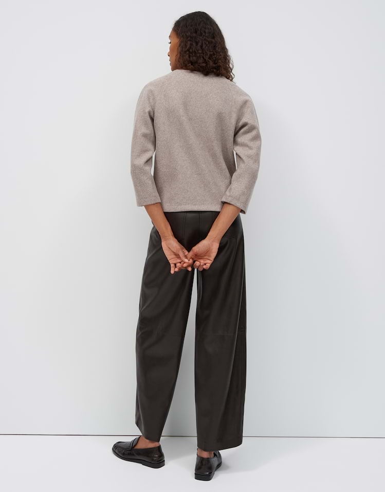 Opus Gusera 10623414517465 sweater dames taupe