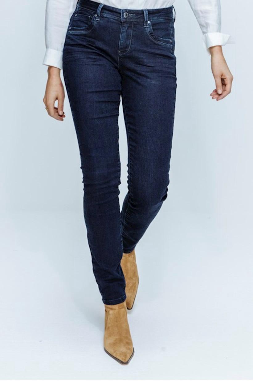 Red Button Jimmy 3806 jeans slim fit dames – blue denim - L30