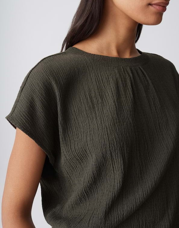Opus Salti T-shirt olijf – dames
