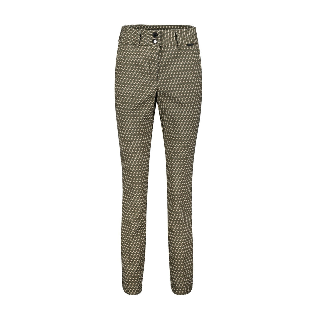 Red Button 4389 lange broek dames groen dessin