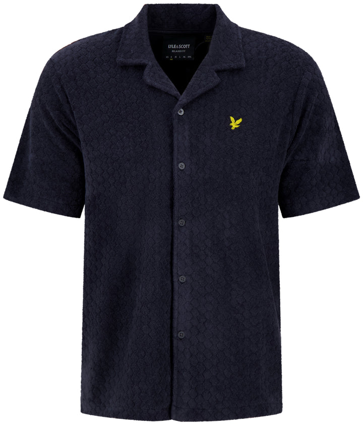 Lyle & Scott SW2407V overhemd k/m heren – navy