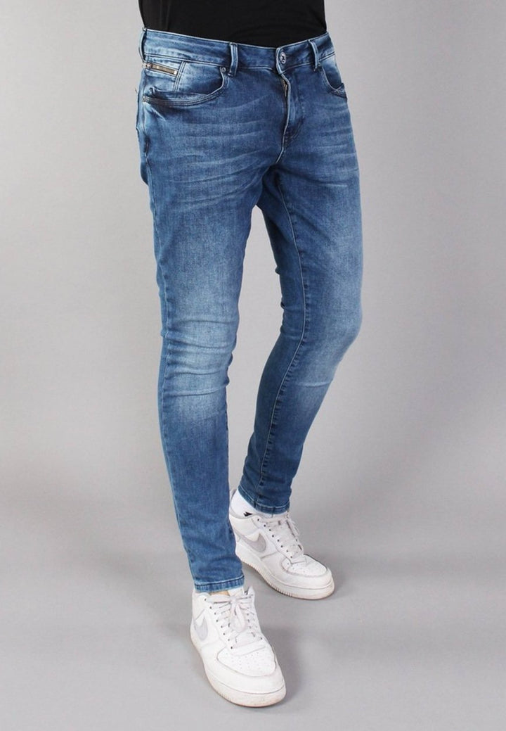 Gabbiano men 82681 ultimo jeans skinny fit heren blue denim - L34
