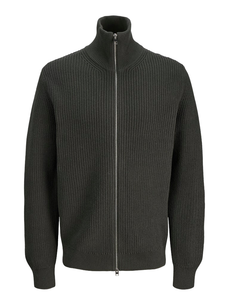 Jack & Jones 12286147 Blastandfort vest gebreid donkergroen – heren