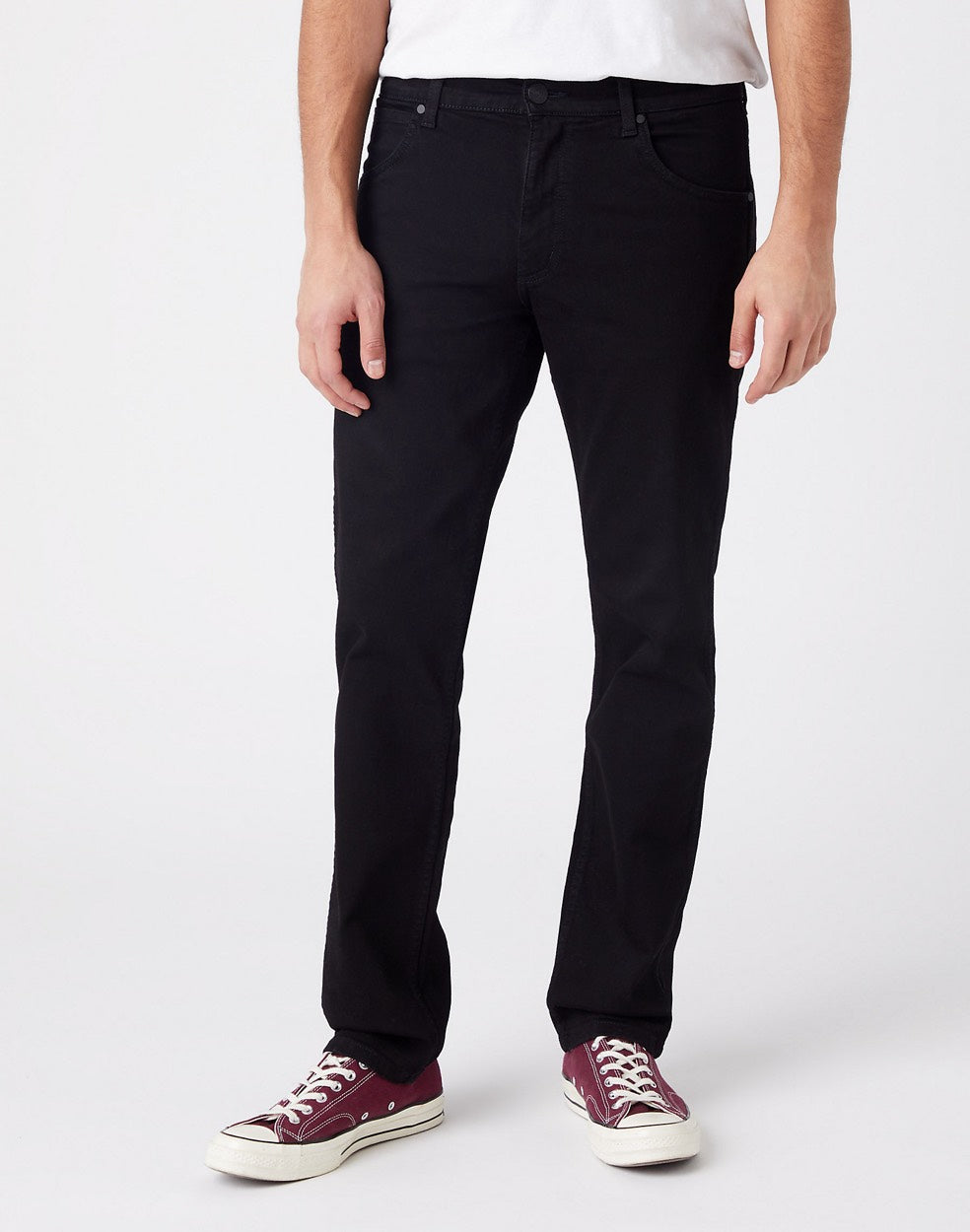 Wrangler Greensboro W15QQC77D jeans zwart – heren - L32