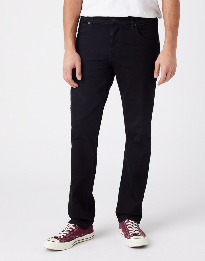 Wrangler Greensboro W15QQC77D jeans zwart – heren - L32
