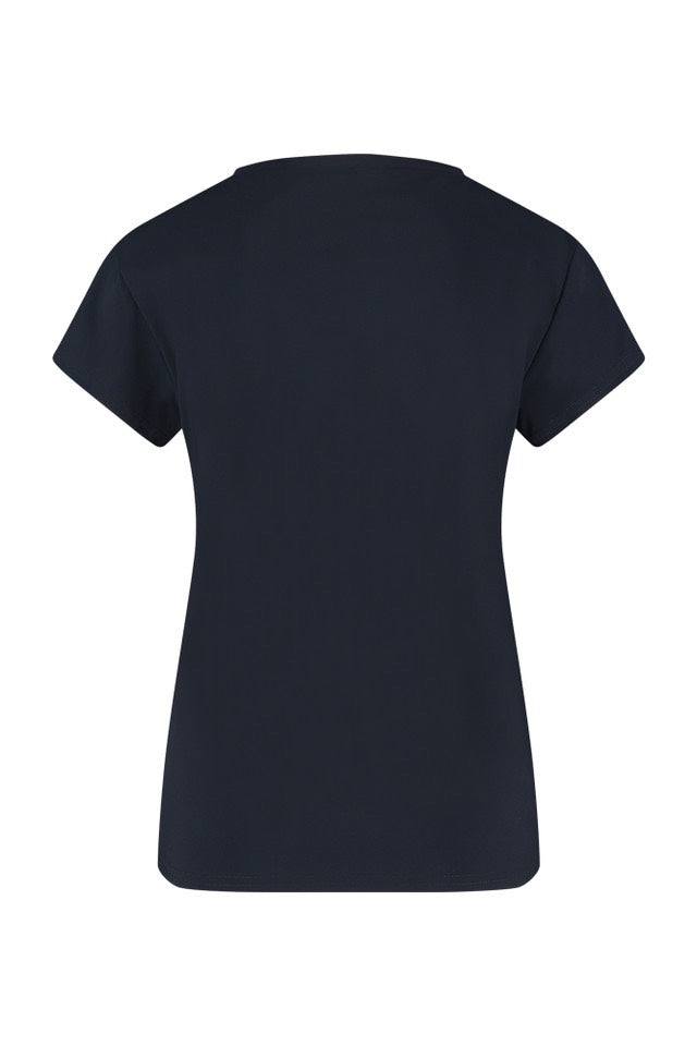 Studio Anneloes Roller shirt navy – dames top l/m