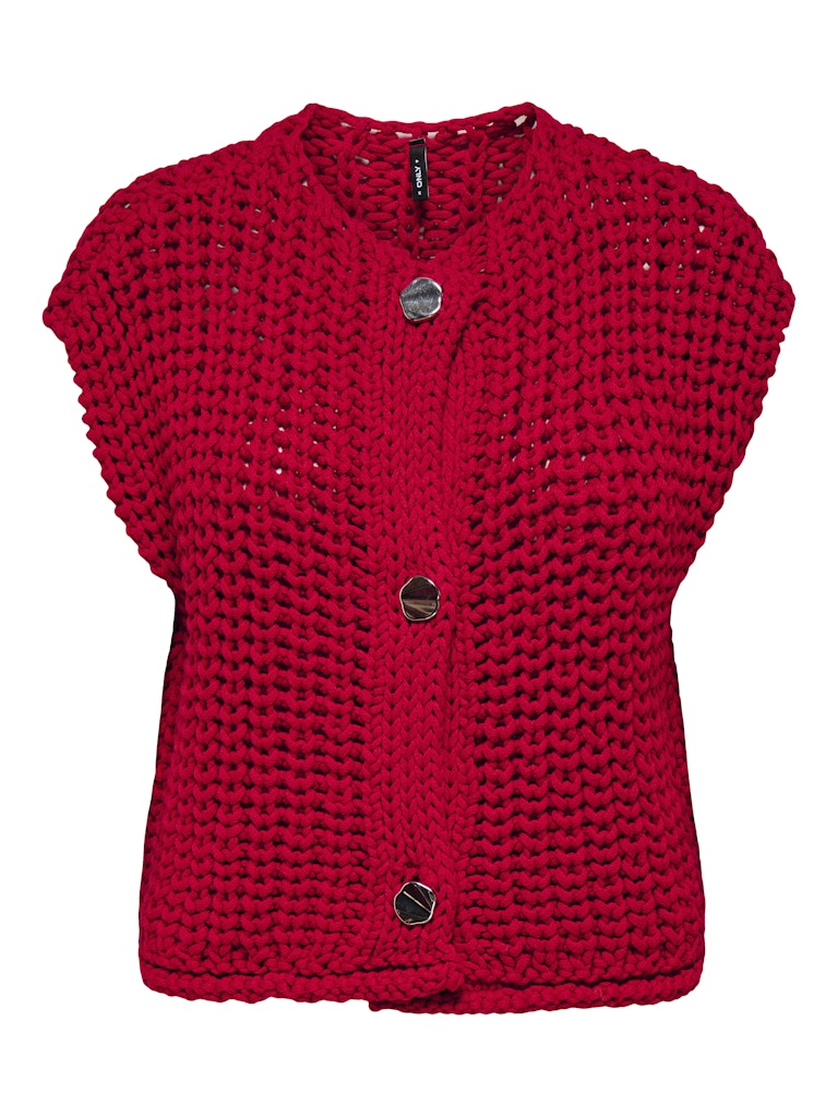 Only gilet gebreid rood – Chloe 15352208