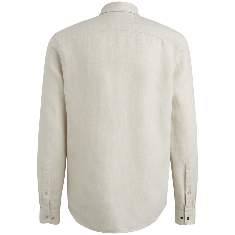 Cast Iron overhemd l/m beige – heren