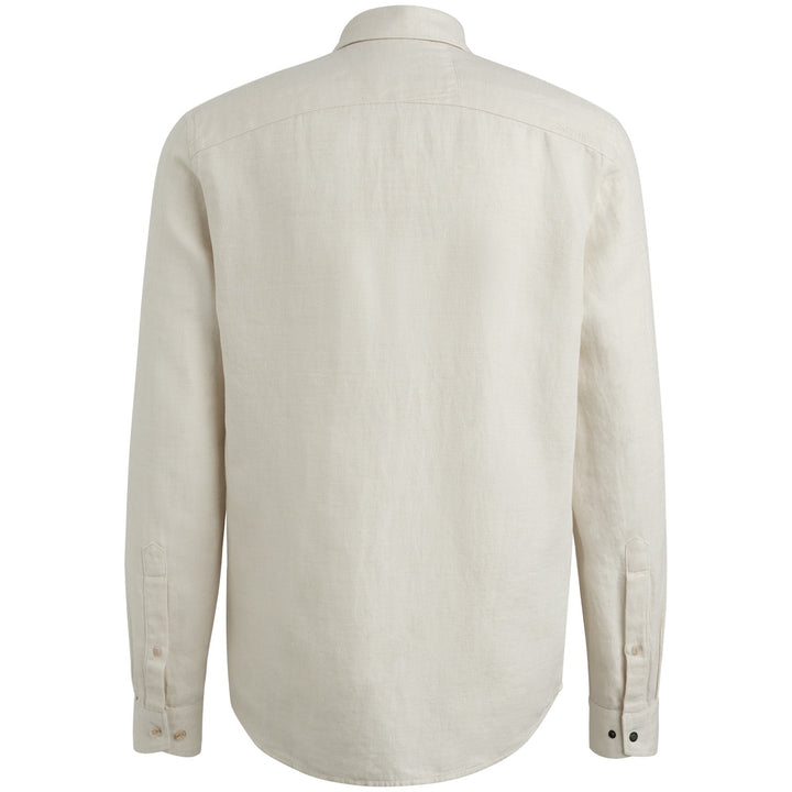 Cast Iron overhemd l/m beige – heren