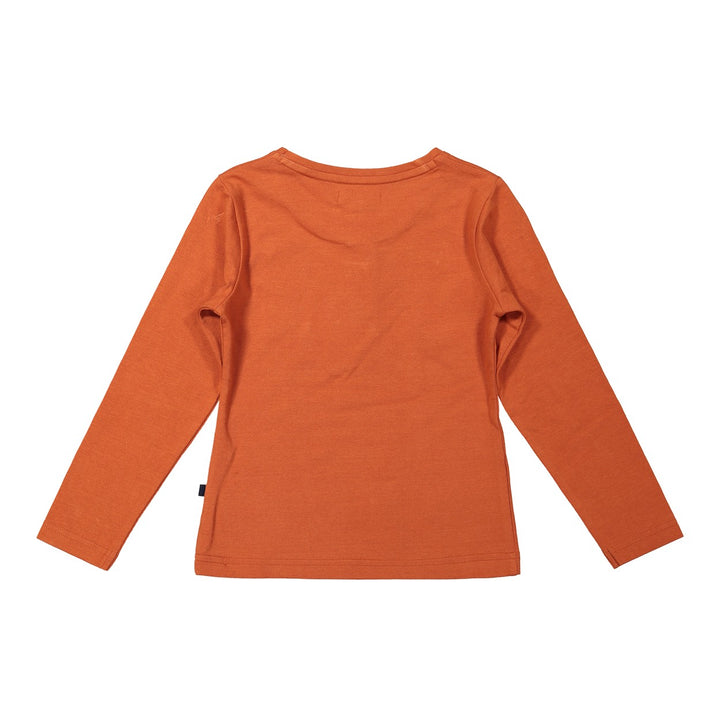 DJ Dutchjeans F40005-45 t-shirt l/m meisjes – roest