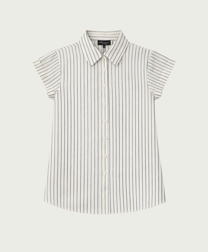 Elvira Casuals blouse k/m dames E2 26-005 Alise – ecru dessin