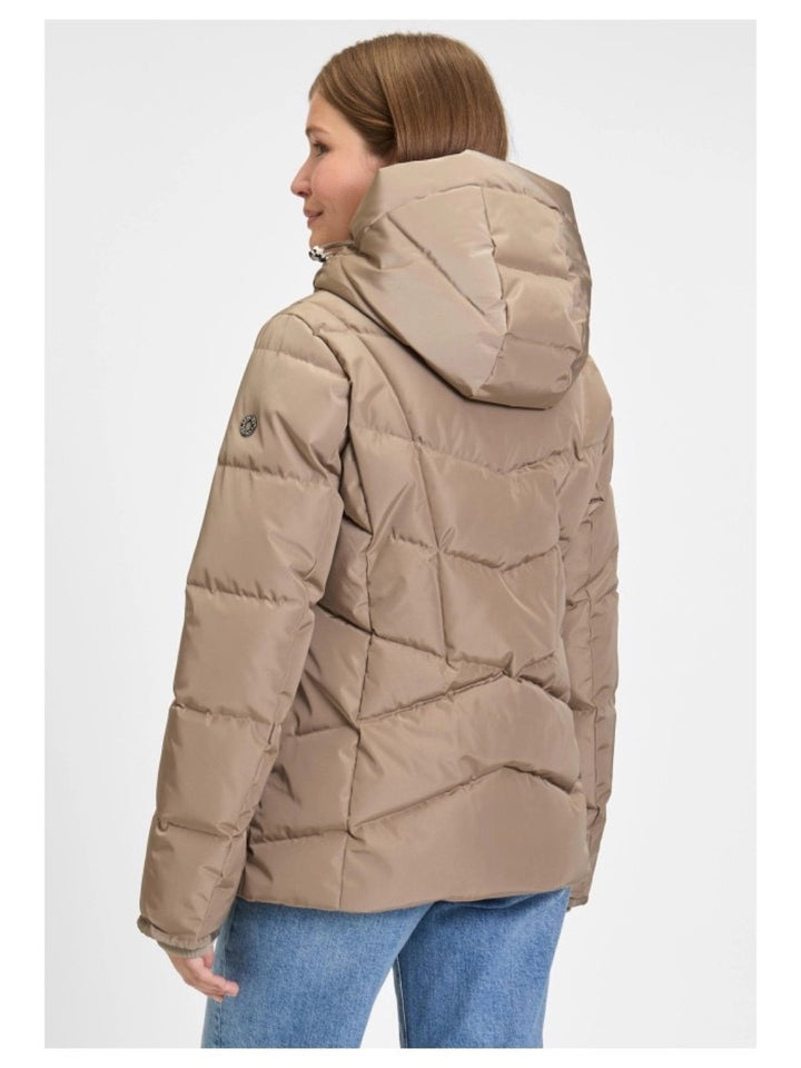 Covered L60391 Anna winterjas dames – olijf