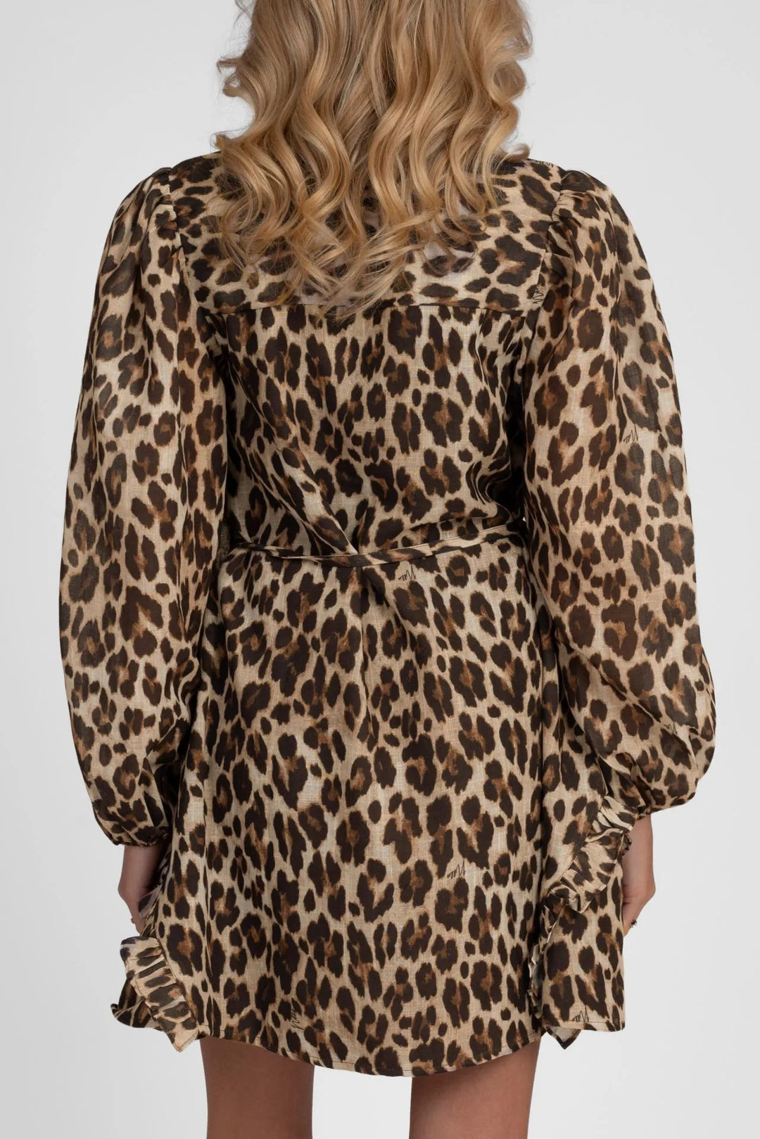 Nikkie N 5-218 2604 jurk kort dames – bruin dessin