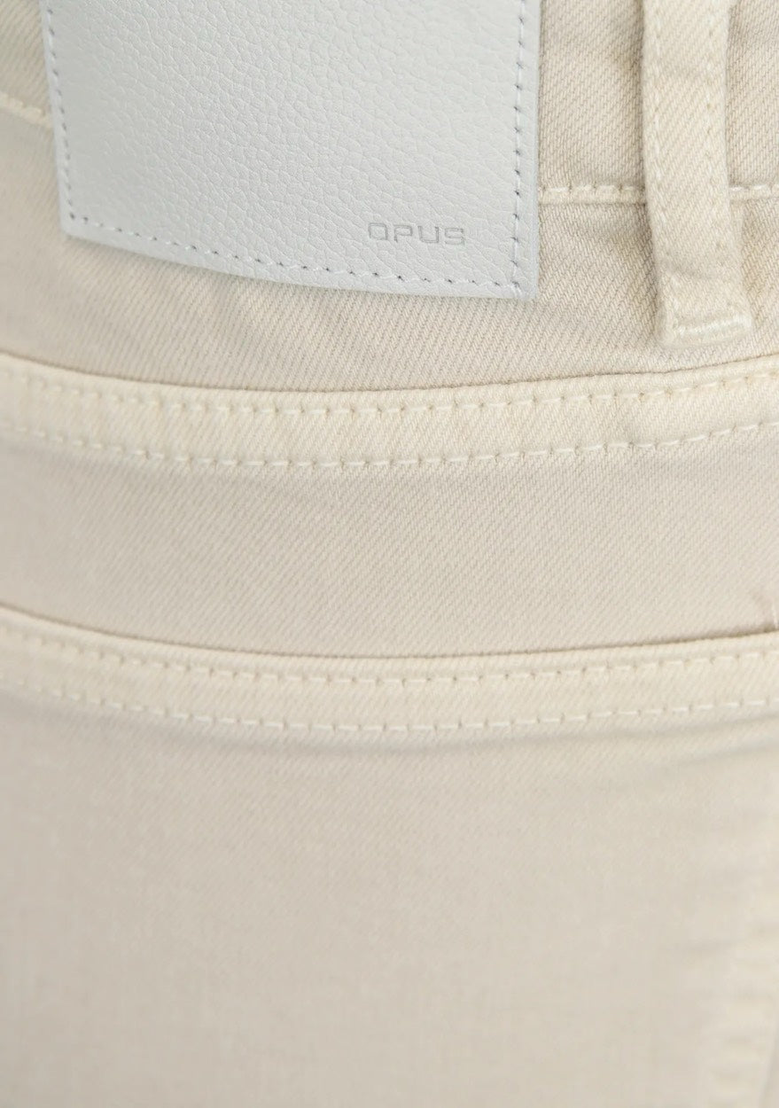 Opus eboni french 103904113311 jeans bootcut dames - Beige - L28