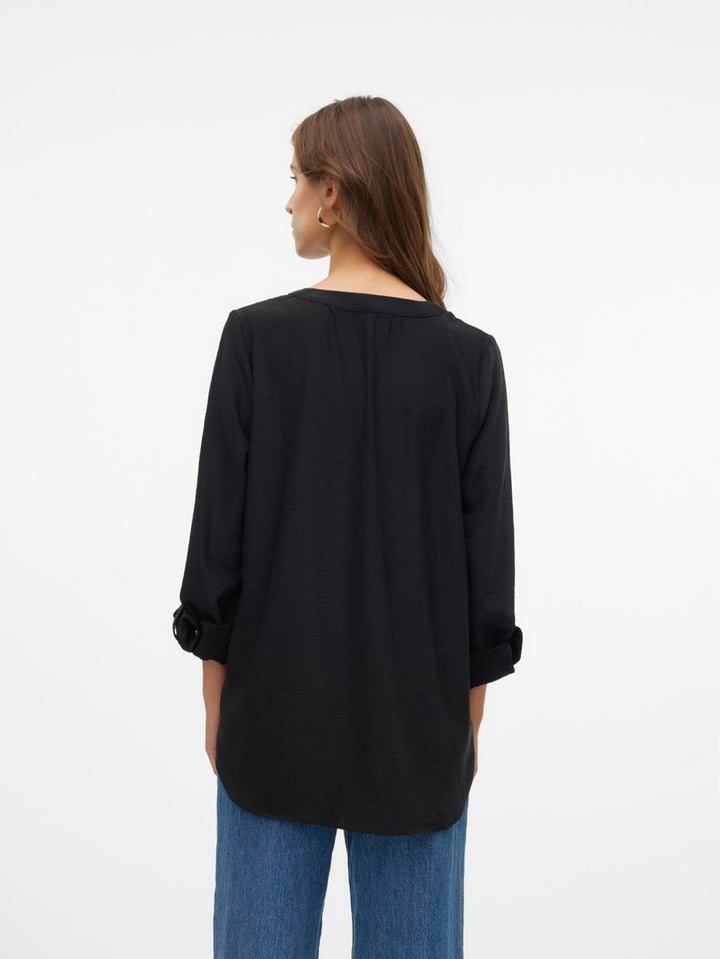 VERO MODA 10314638 Ani top l/m dames zwart