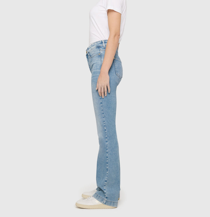 MAC women 0358-5429-90 jeans bootcut flare fit blue denim - 34