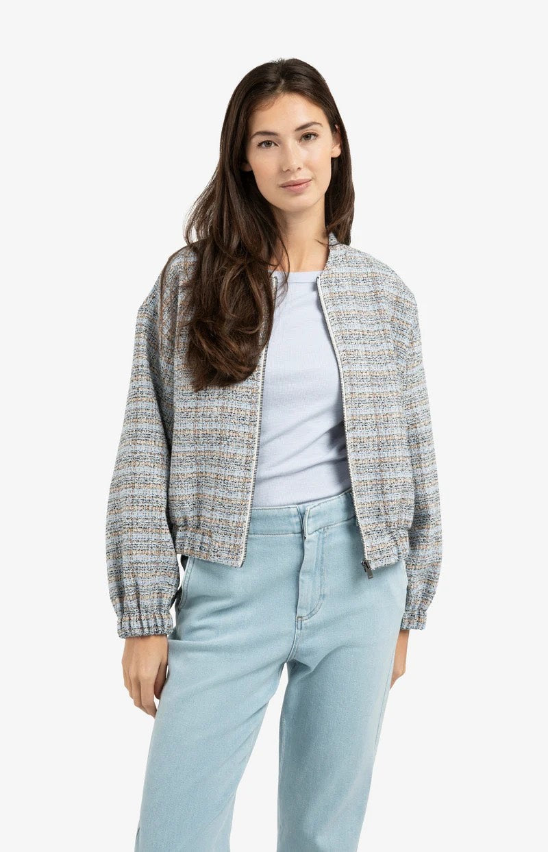 YAYA Women jack dames blauw dessin