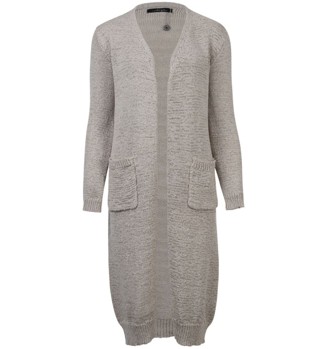 YAYA Women 01-010171-608 vest gebreid zand – dames