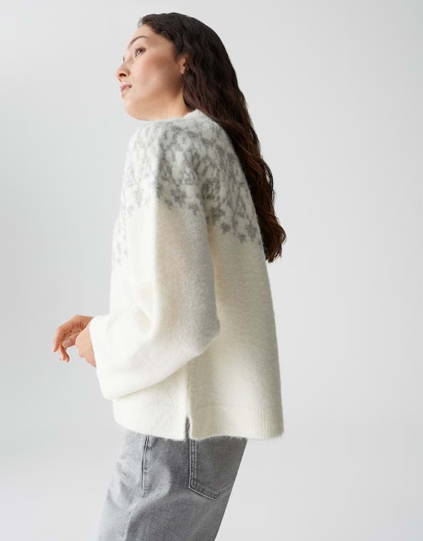 Opus Porway 10474513555384 trui dames off-white