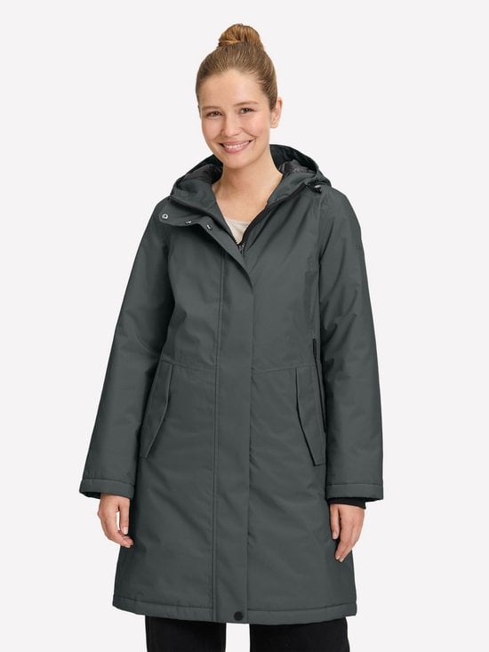 Covered L60359 Frida winterjas dames groen