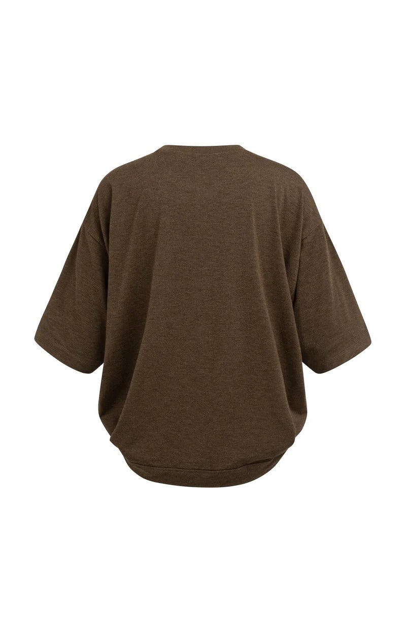 YAYA Women t-shirt k/m dames antraciet