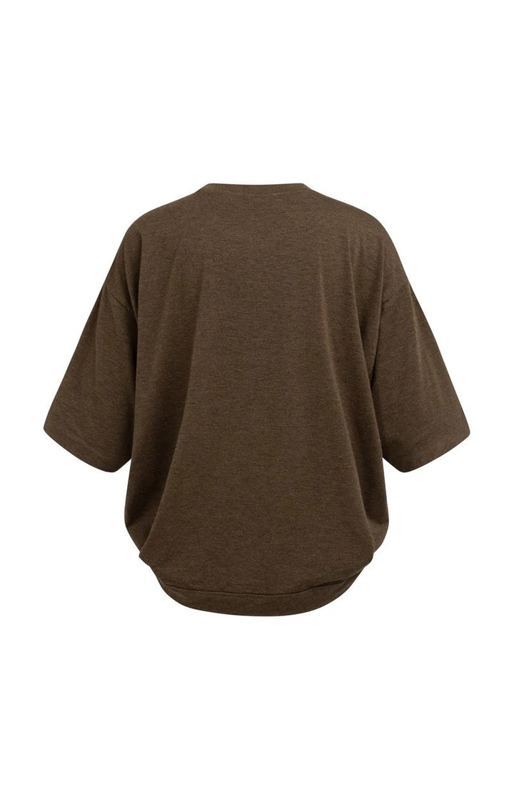 YAYA Women t-shirt k/m dames antraciet