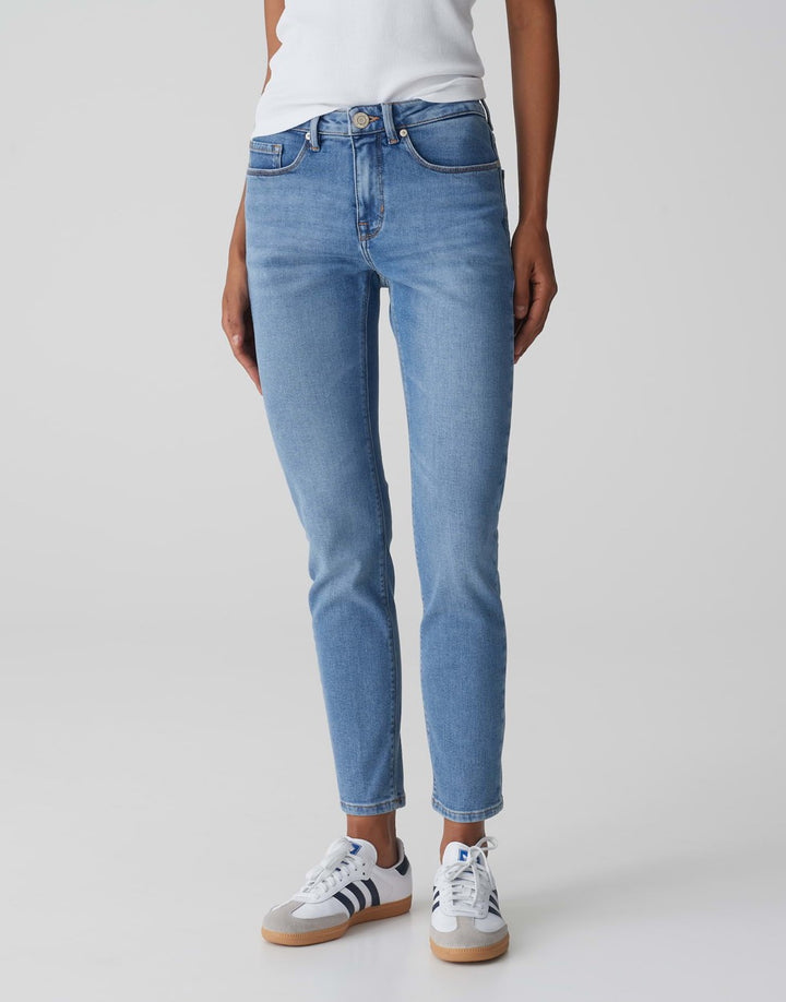 Opus Elma jeans regular-straight fit dames – blue denim - L30