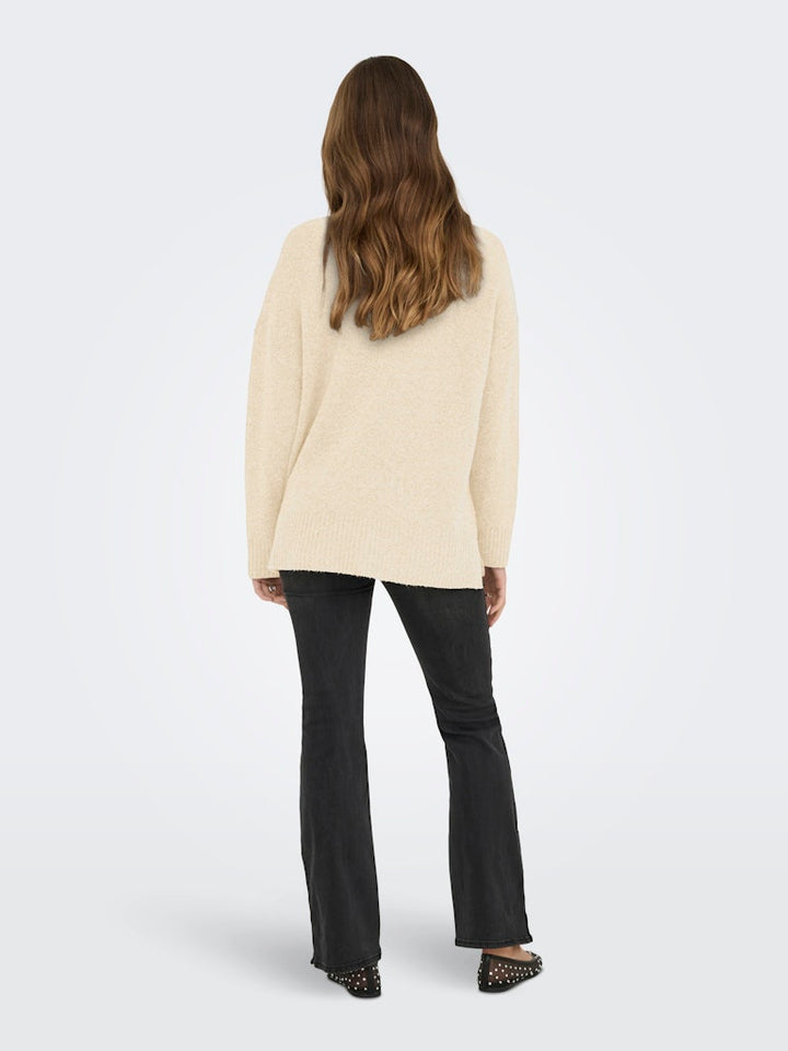 Only 15352853 Hazel trui dames ecru