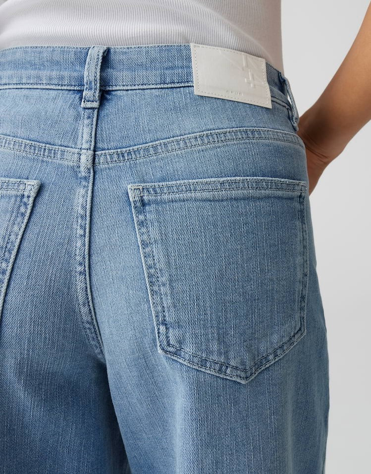Opus Minah airy jeans loose fit dames – blue denim - 26