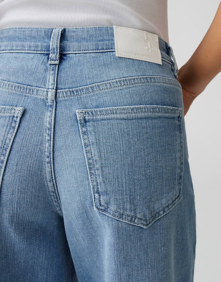 Opus Minah airy jeans loose fit dames – blue denim - 26