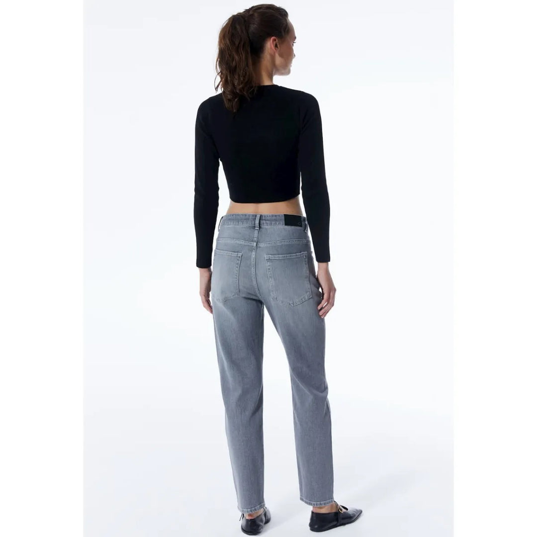 COJ Victoria jeans boyfriend fit grey denim – dames - L32