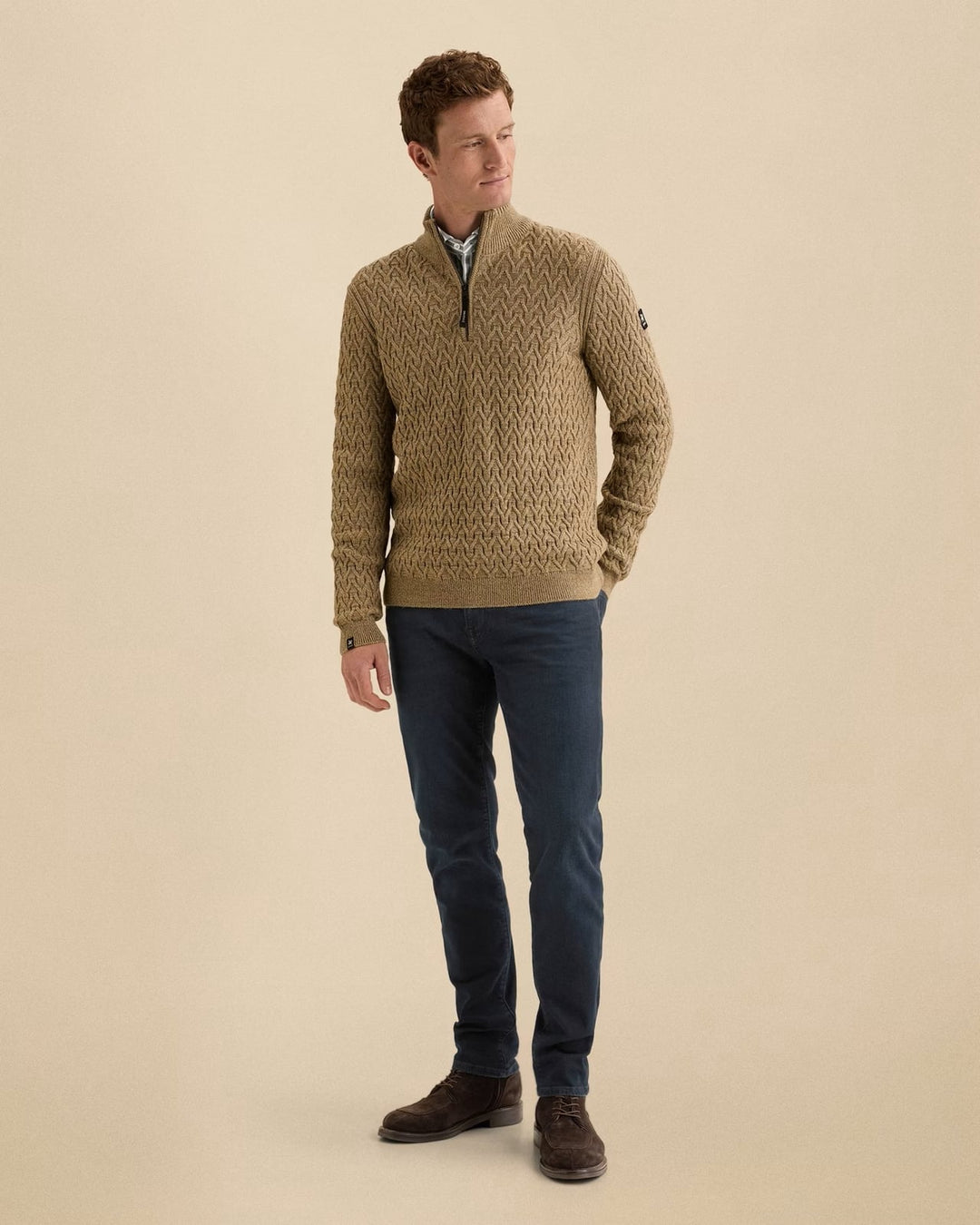 Vanguard VKW2609336 trui heren beige
