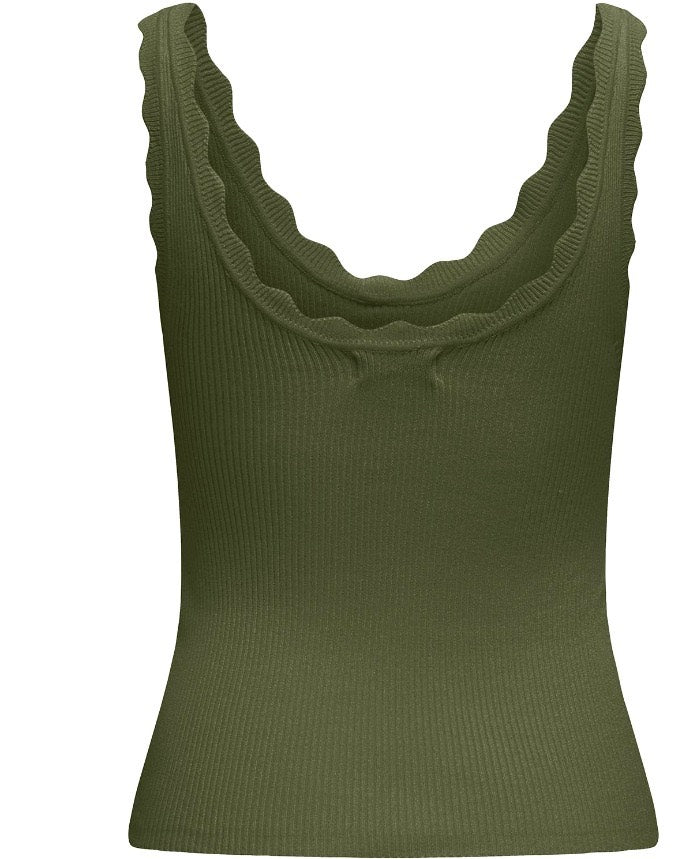Jacqueline de Yong nanna singlet groen – dames