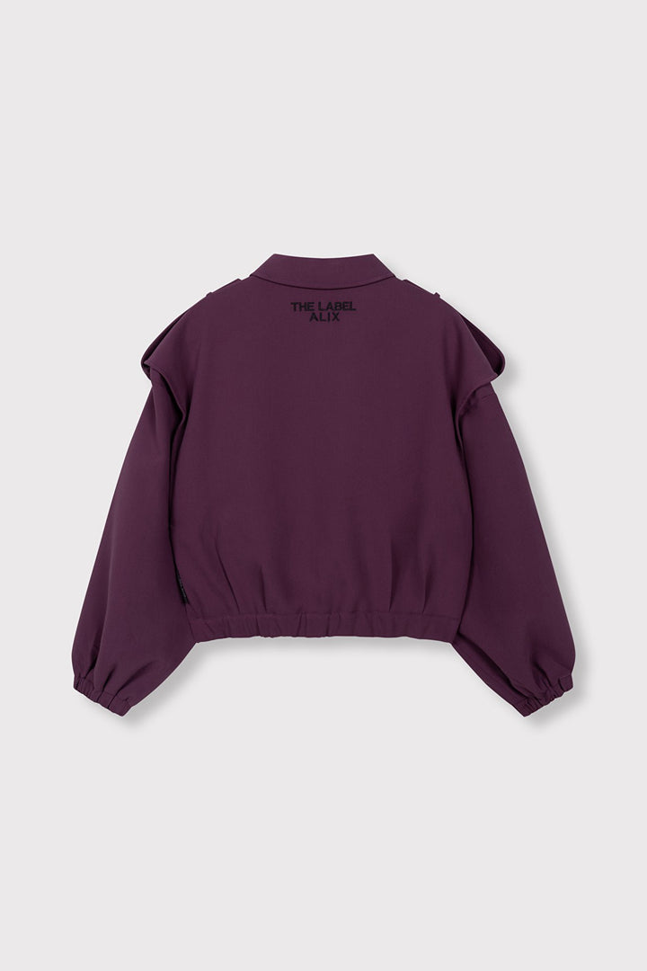 Alix the label aubergine jack dames – trendy herfstmode