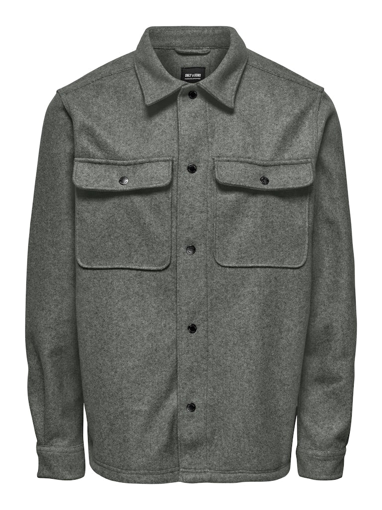 ONLY & SONS 22023564 Ash overhemd l/m heren – oud groen