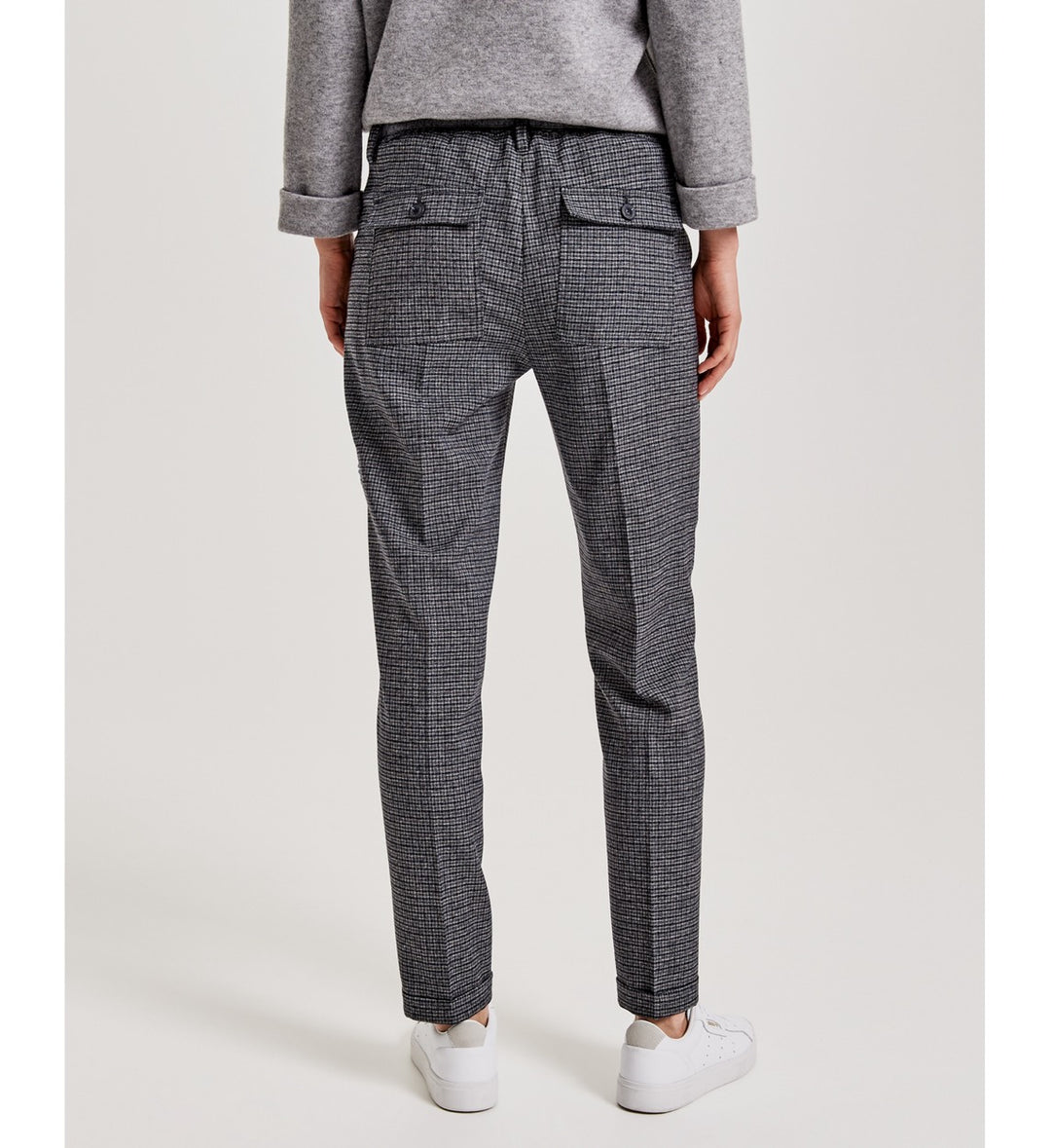 Red Button 4808 Jani lange broek dames – blauw dessin