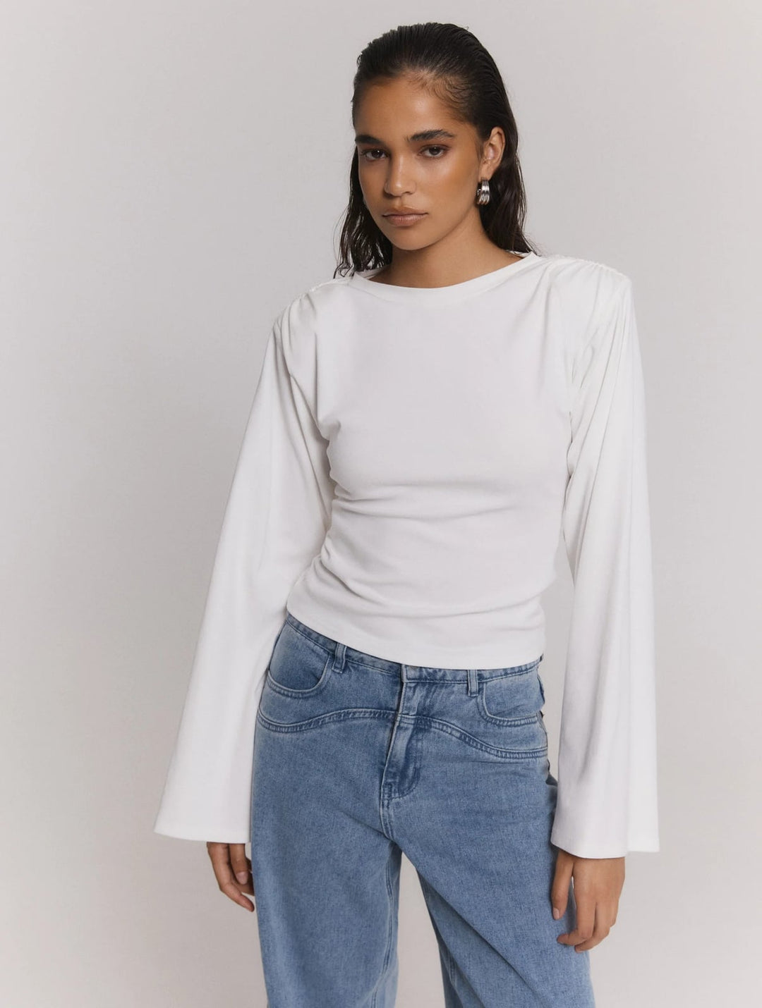 Refined department R2610810299 T-shirt off-white – dames
