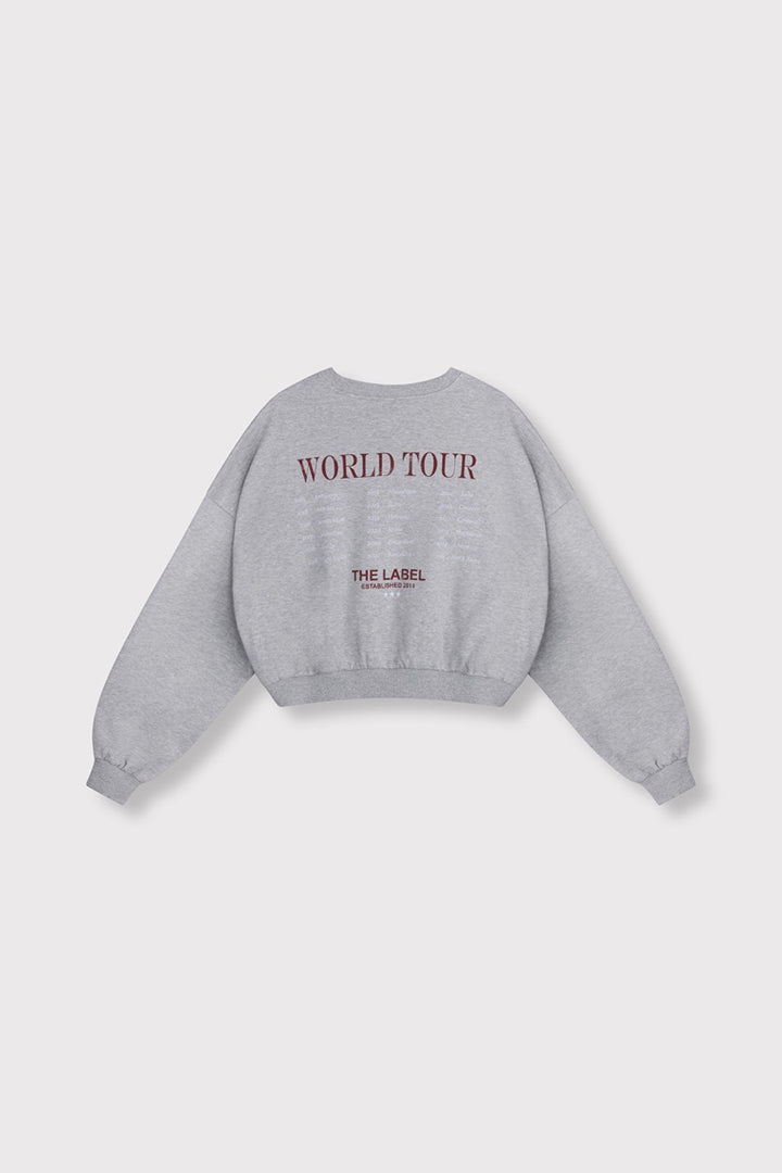 Alix the label 2602893603 sweater dames grijs melee