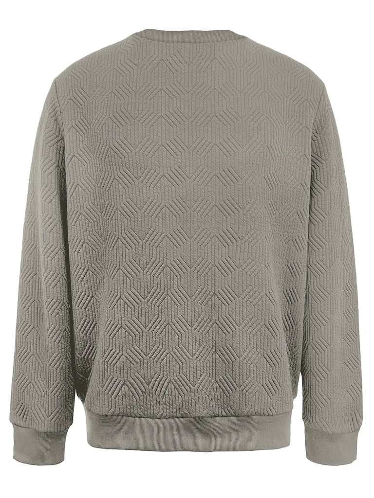 Jack & Jones Geo sweater grijs – heren