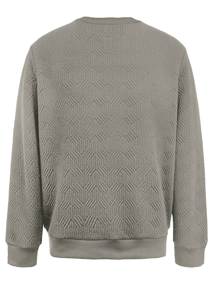 Jack & Jones Geo sweater grijs – heren