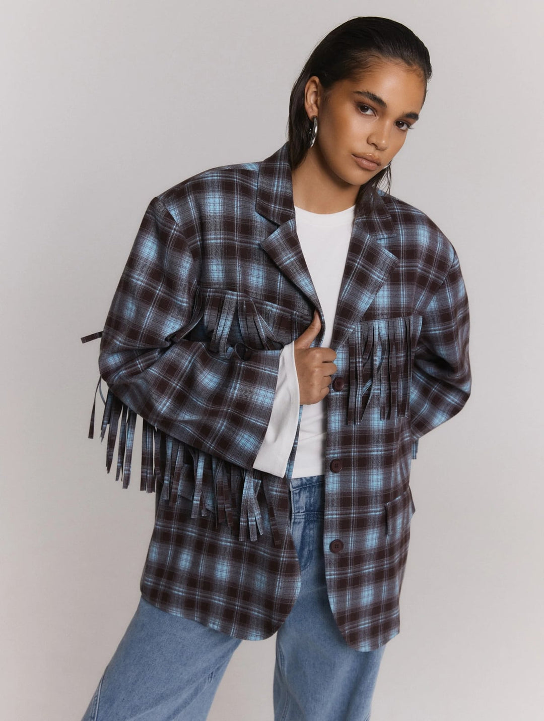 Refined department r2610455298 blazer dames blauw dessin