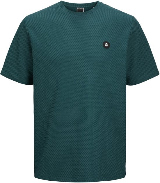 Jack & Jones 12267072 Puffer – heren t-shirt k/m - Petrol Blauw