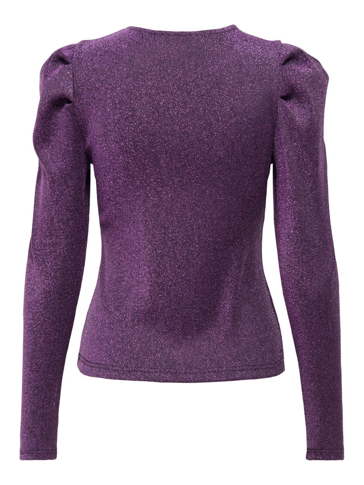 Only 15278055 Rich top l/m dames paars