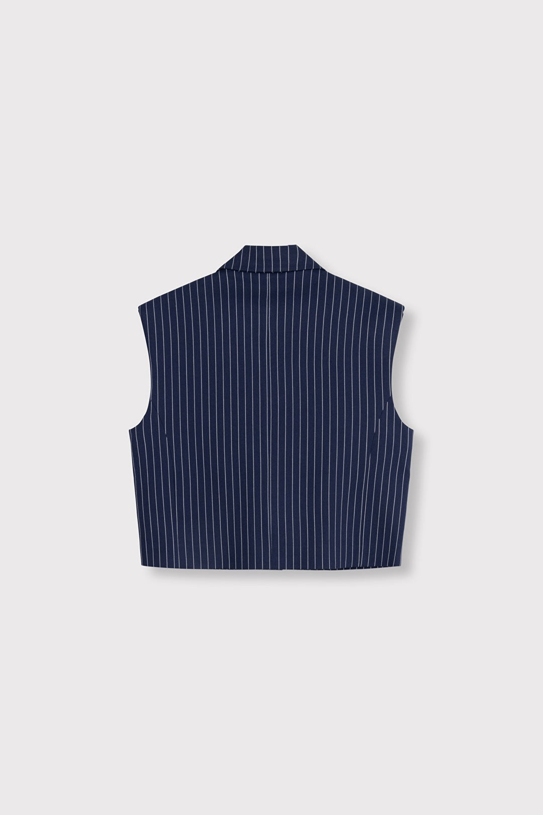 Alix the label gilet dames blauw dessin – trendy