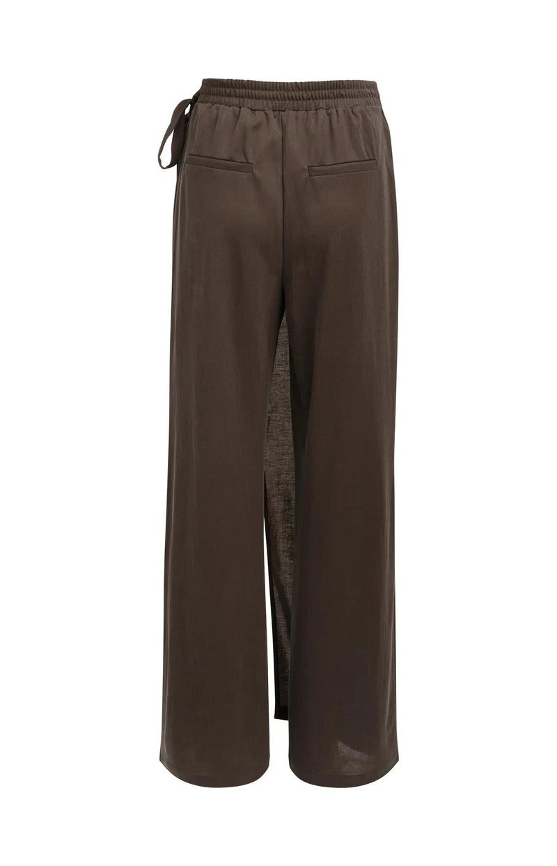YAYA Women lange broek bruin – dames
