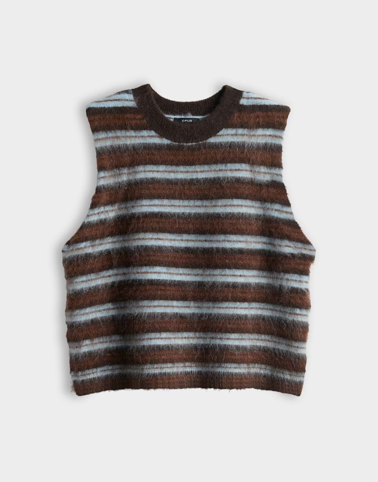 Opus Plema 10615014448460 spencer dames bruin dessin